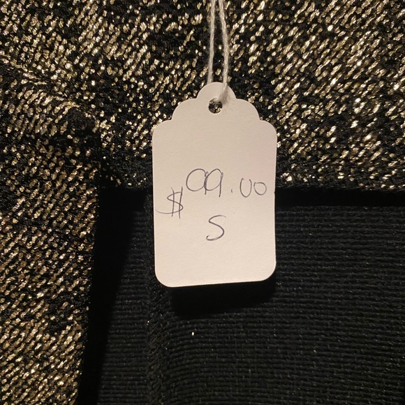 NWT Veronica M gold blazer jacket bell sleeve small - Picture 3 of 10